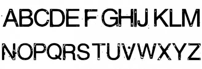 Bailando Font UPPERCASE