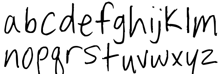 Bailey Bowers Font LOWERCASE