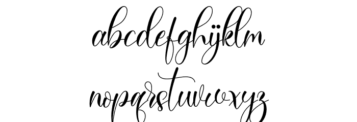 Bailey Font LOWERCASE