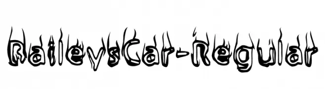 BaileysCar-Regular  नि: शुल्क फ़ॉन्ट्स डाउनलोड