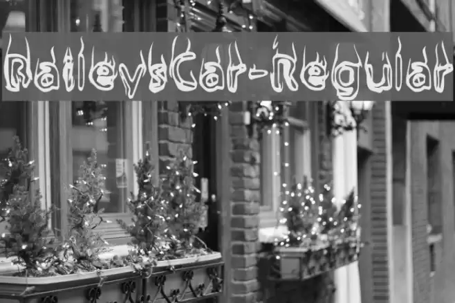 BaileysCar-Regular Font examples