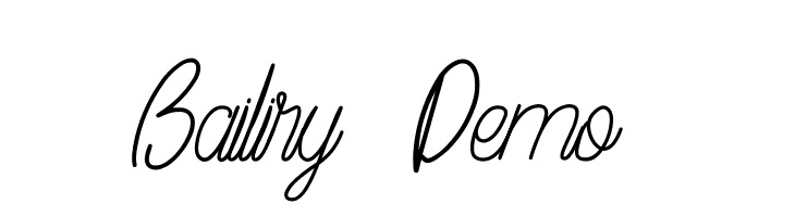 Bailiry [Demo]  Descarca Fonturi Gratis