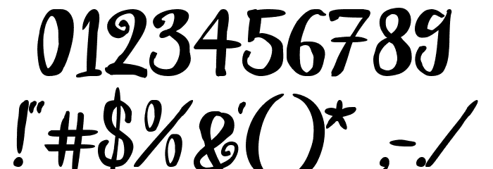 Baillando Font OTHER CHARS