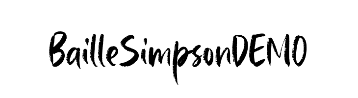 BailleSimpsonDEMO  नि: शुल्क फ़ॉन्ट्स डाउनलोड