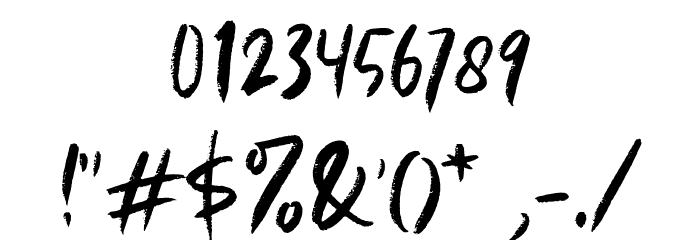 BailleSimpsonDEMO Font OTHER CHARS
