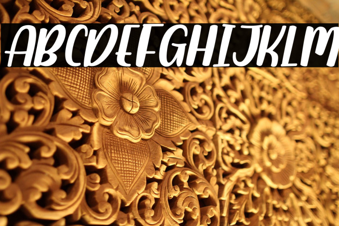 Baimbo Italic Font examples