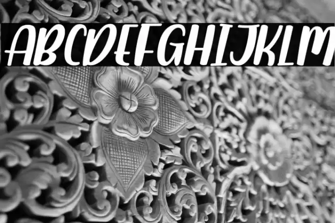Baimbo Italic Font examples