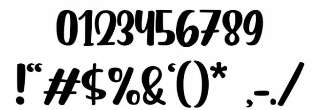 Baimbo Font OTHER CHARS