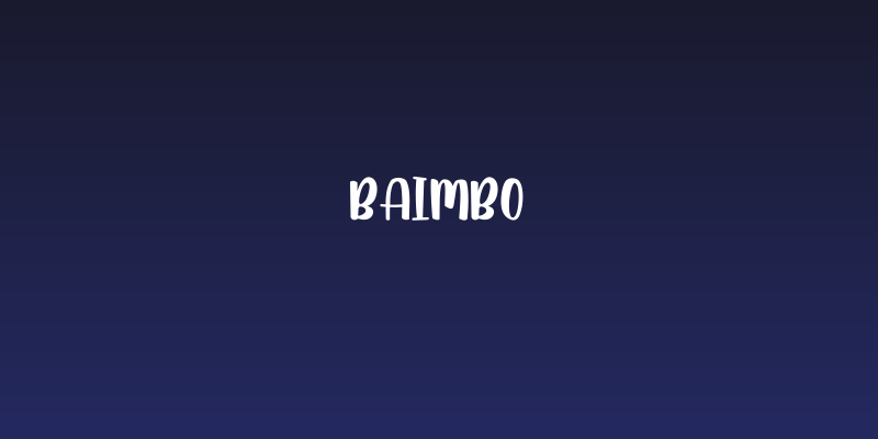 Baimbo Social Header