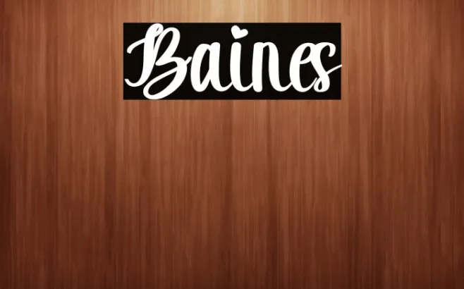 Baines Example 1