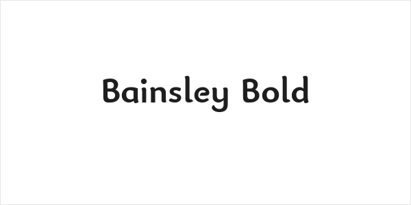 Bainsley Bold Logo