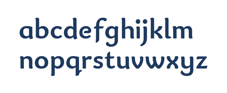 Bainsley Bold Lowercase