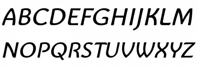 Bainsley Italic Шрифта ВЕРХНИЙ