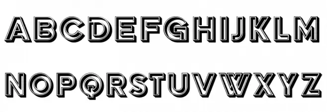 Baise Regular Шрифта ВЕРХНИЙ