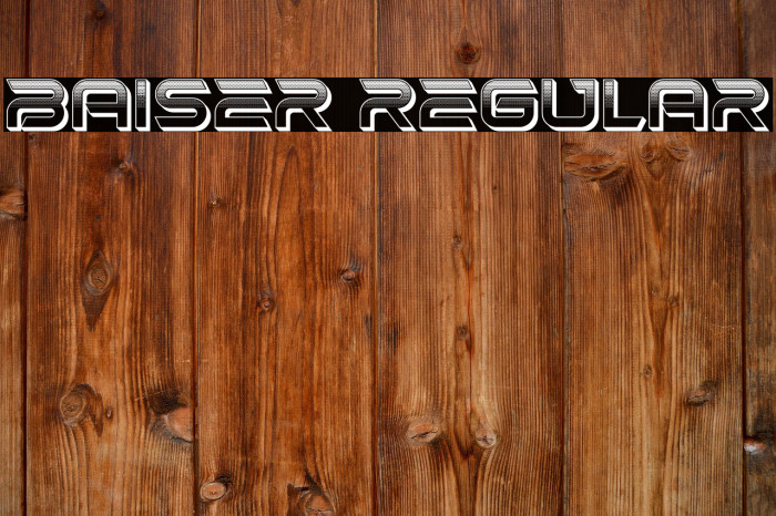 Baiser Regular Example 1