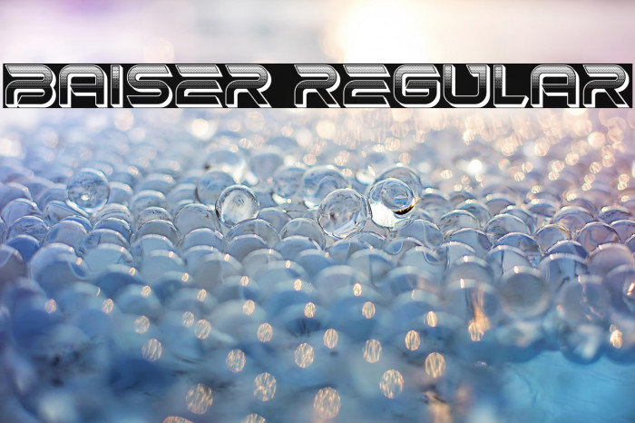 Baiser Regular Example 3