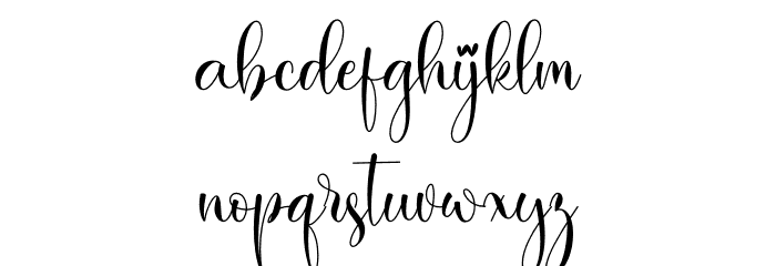 Baiskey Font LOWERCASE