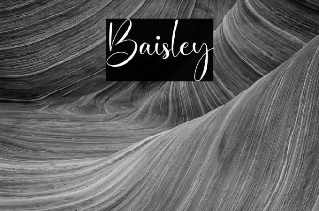 Baisley Font examples