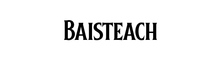 Baisteach  नि: शुल्क फ़ॉन्ट्स डाउनलोड