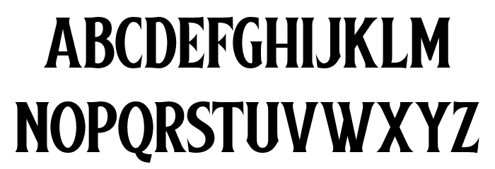 Baisteach Font LOWERCASE