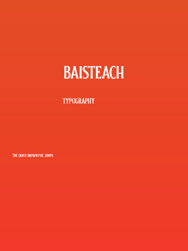 Baisteach Poster