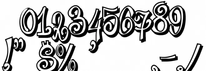 Bajareczka Shadow Font Alte caractere