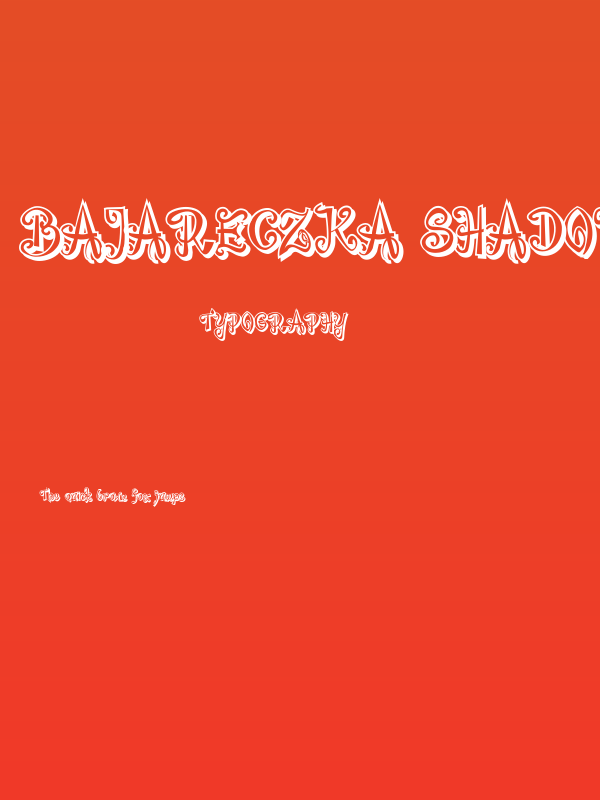 Bajareczka Shadow Poster
