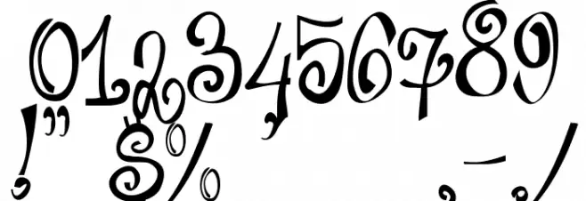 Bajareczka Font Alte caractere