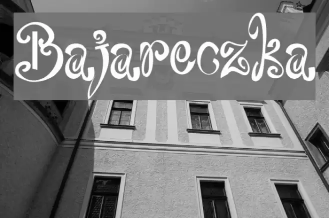 Bajareczka Font examples