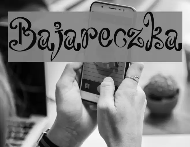 Bajareczka Font examples