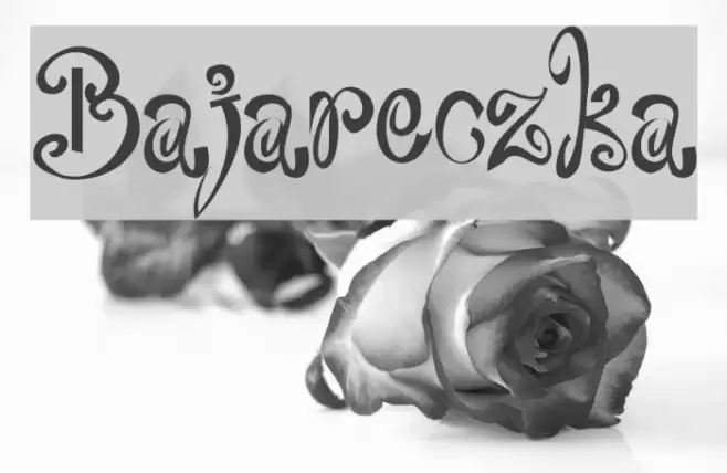 Bajareczka Font examples