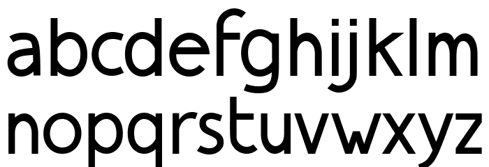 Bajawa Demo Font LOWERCASE