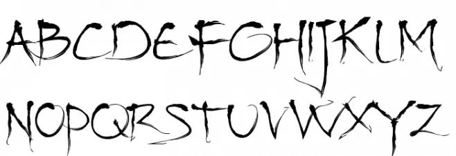 Bajhera Schriftart Groß