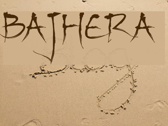 Bajhera Font examples