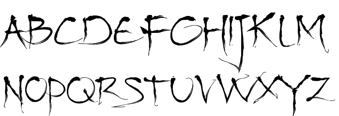 Bajhera Font LOWERCASE