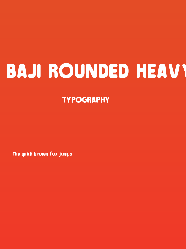 Baji Rounded Heavy Poster