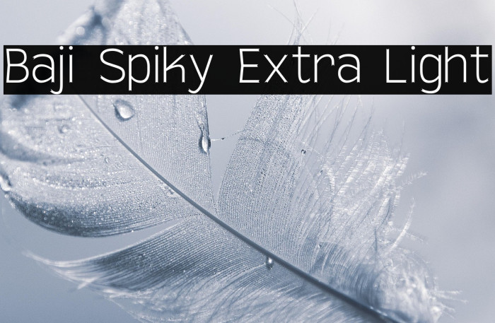 Baji Spiky Extra Light Example 3