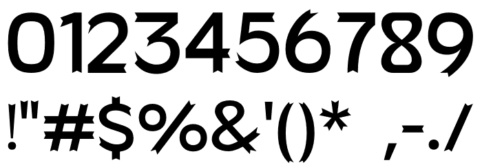 Baji Spiky Medium 字体 其它煤焦