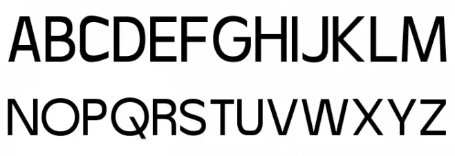 Baji Standard Regular フォント 大文字