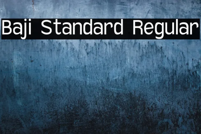 Baji Standard Regular Example 1