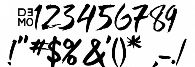 Bajigur_Demo Font OTHER CHARS