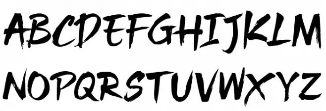 Bajigur_Demo Schriftart Groß
