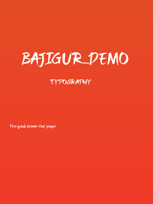 Bajigur_Demo Poster