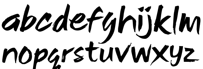 Bajigur_Demo Font LOWERCASE