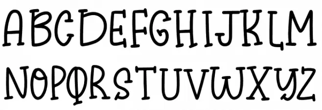 Bajira Шрифта ВЕРХНИЙ