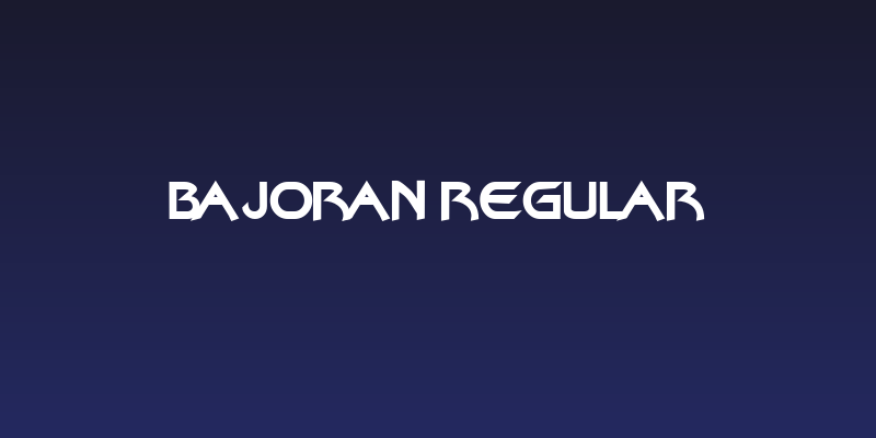Bajoran Regular Social Header