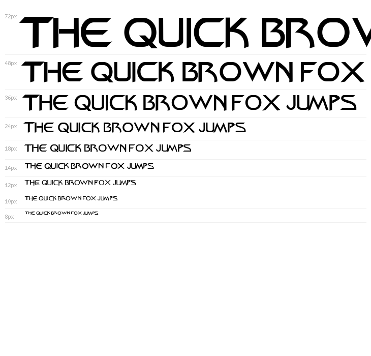 Bajoran Regular Waterfall