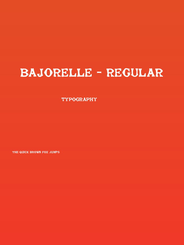 Bajorelle - Regular Poster