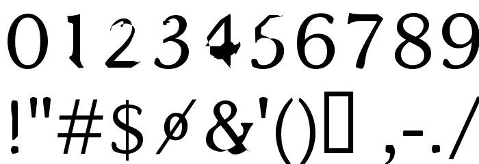 Bajsmaskin Font OTHER CHARS