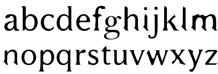 Bajsmaskin Font LOWERCASE